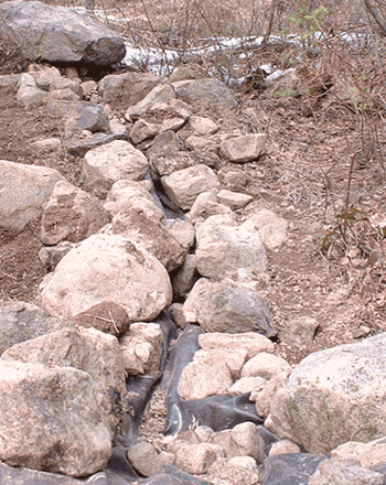 Dry streambed 1